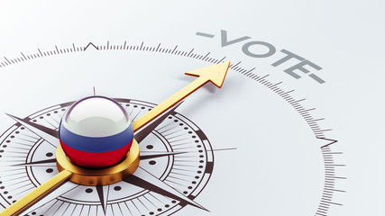 Russia Vote Concept