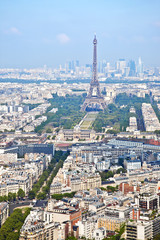 Panorama of city Paris