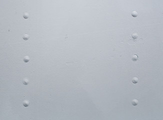 Close up of metal, ship texture with copy space