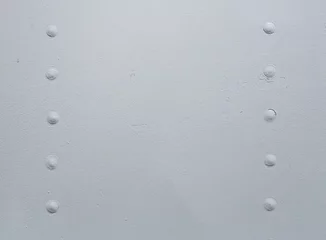 Photo sur Plexiglas Close up of metal, ship texture with copy space