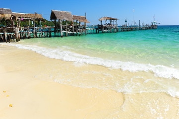 White Sand Beach on the Island