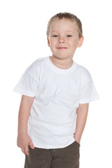 Handsome preschool boy