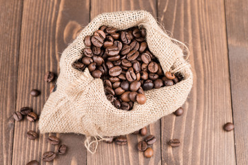 Coffee Beans in a Bag