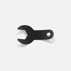 realistic design element: wrench