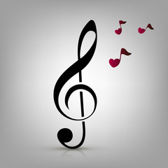 i love music concept