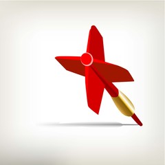 Red dart