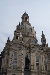 Fototapeta na wymiar Dresden, Frauenkirche, Zwinger, Schloss, Ostdeutschland