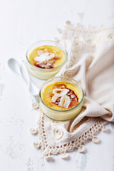 Creme Brulee with Coconut
