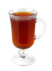 Glasses with black tea