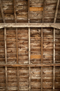 Old wood frame on a farm
