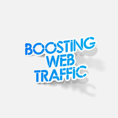 realistic design element: boosting web traffic