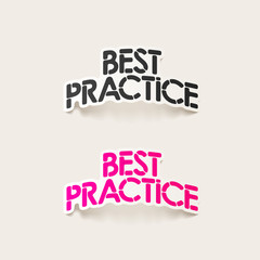 realistic design element: best practice