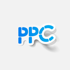realistic design element: ppc