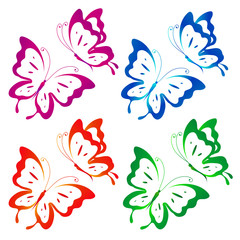 butterflies design