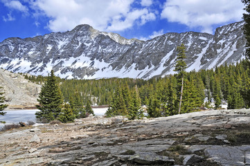 Mountain Background, Rocky Mountains, Colorado