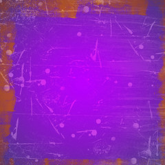 Violet scratched vintage background