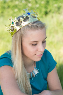 Beautiful blonde princesse