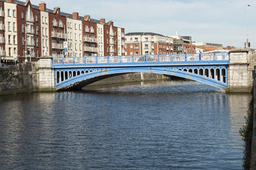 Rory O'More-Brücke über den Fluss Liffley, Dublin, Irland