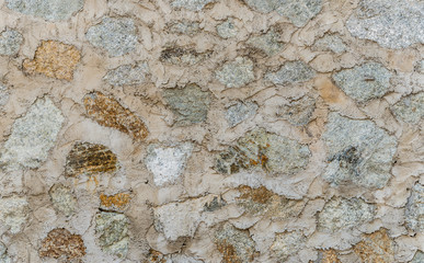 texture of the stone wall