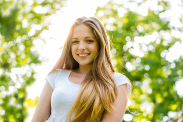 Teen girl portrait