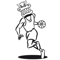 Basketball witzig sport