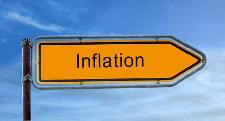 Strassenschild 8 - Inflation