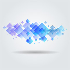 Obraz premium Abstract squares background