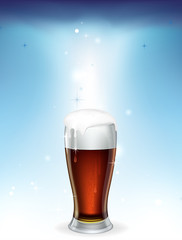 Glass of beer