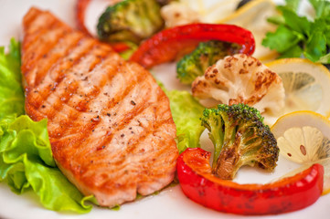 salmon steak