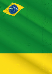 poster brazil grunge