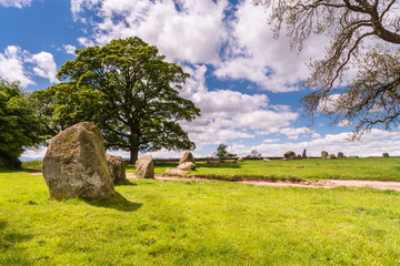 Circle of standing stones