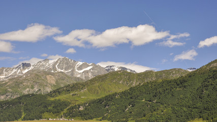 Sils-Maria, Isola, Sils, Silsersee, Alpen, Schweiz