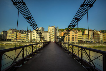 Fototapeta premium Passerelle Saint-Vincent LYON