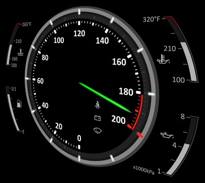 Speedometer illustration