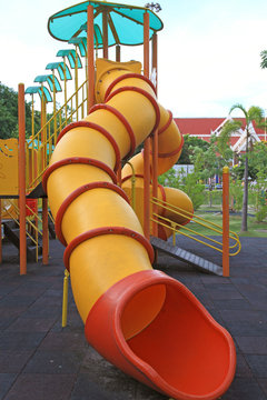 Children's playground slider