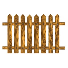 brown fence