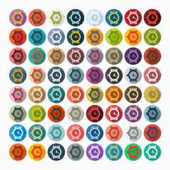 Flat design: watch