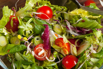 Tasty salad.