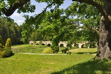 Bridge to Castle (Zamek) Krasickich, Poland © oivanovskyy