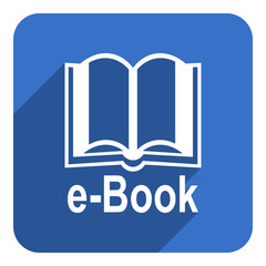 e-book flat icon