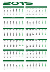 Calendar 2015 