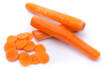 Carrots and carrot slices