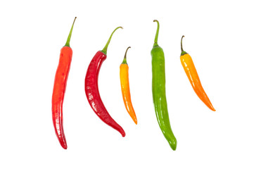Colorful hot chilli