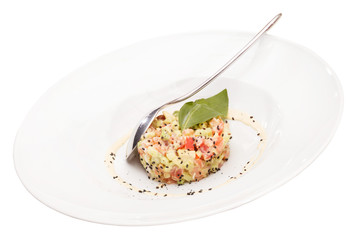 salad with avocado