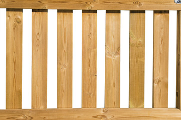 Wood fence