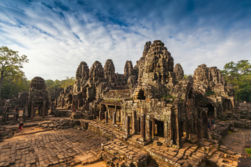 Bayon Castle, Angkor Thom, Cambodia