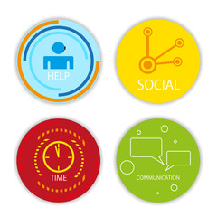 vector social icons