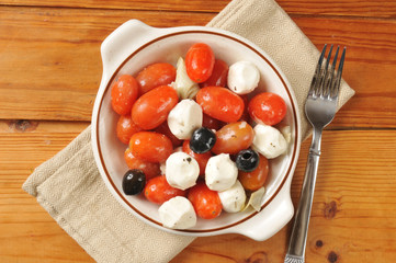Tomato mozzarella salad