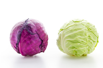 Obraz premium Cabbage isolated on white