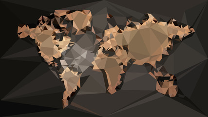 Geometric worldmap